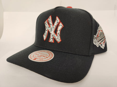Mitchell & Ness MLB Hook Black Pro Snapback - New York Yankees