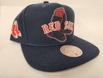 Mitchell & Ness MLB Double Up Snapback - Boston Red Sox