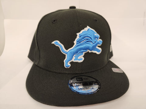 New Era NFL Classic Black Snapback - Detroit Lions