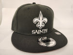 New Era NFL Black & White Snapback - New Orleans Saints