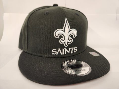 New Era NFL Black & White Snapback - New Orleans Saints