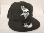 New Era NFL Black & White Snapback - Minnesota Vikings