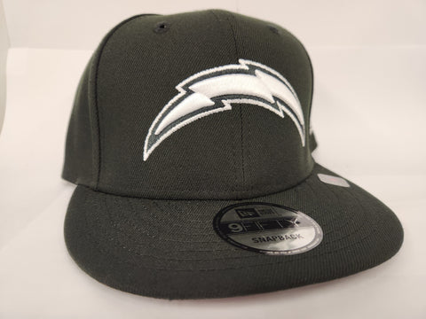 New Era NFL Black & White Snapback - Los Angeles Chargers