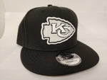 New Era NFL Black & White Snapback - Kansas City Chiefs