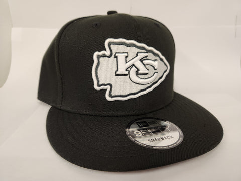 New Era NFL Black & White Snapback - Kansas City Chiefs