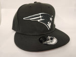 New Era NFL Black & White Snapback - New England Patriots