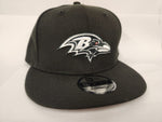New Era NFL Black & White Snapback - Baltimore Ravens