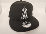 New Era MLB Black & White Snapback - Los Angeles Angels