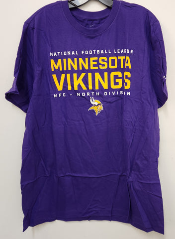 Fanatics Branded NFL S/S Division T-Shirt - Minnesota Vikings