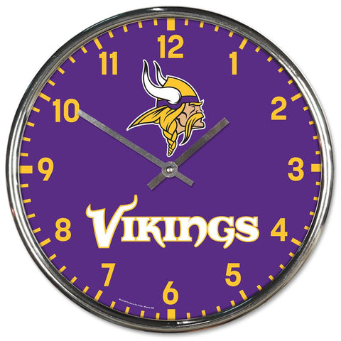 Wincraft Chrome Clock Minnesota Vikings