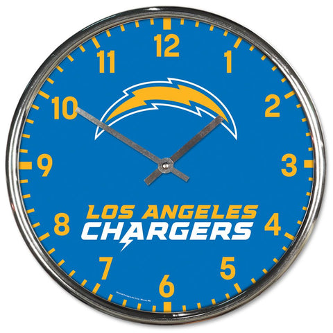 Wincraft Chrome Clock Los Angeles Chargers