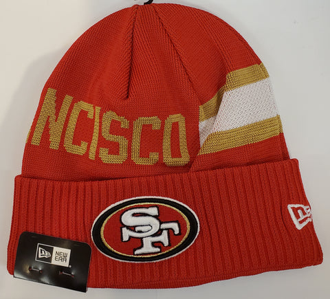 New Era 2024 NFL Sideline Tech Knit Hat - San Francisco 49ers