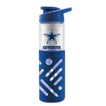 Duckhouse Glass Water Bottle Dallas Cowboys