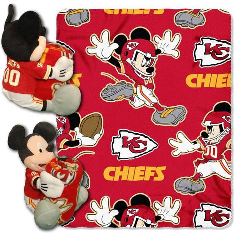 Northwest Mickey Mouse Blanket Combo Kansas City Chiefs