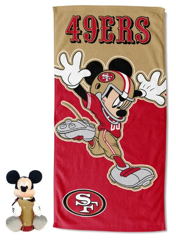 Northwest Mickey Mouse Towel Combo San Francisco 49ers