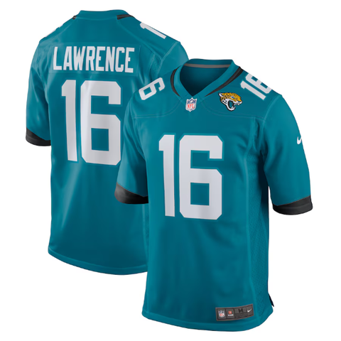 Nike Jacksonville Jaguars Teal Game Jersey - Trevor Lawrence