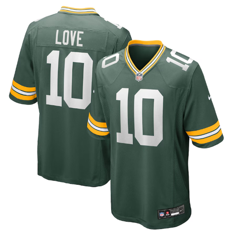 Nike Green Bay Packers Home Game Jersey - Jordan Love