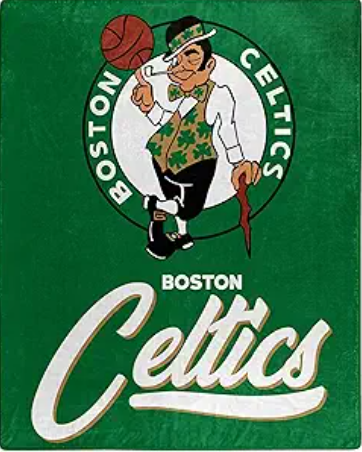 Northwest 50x60 Plush Boston Celtics