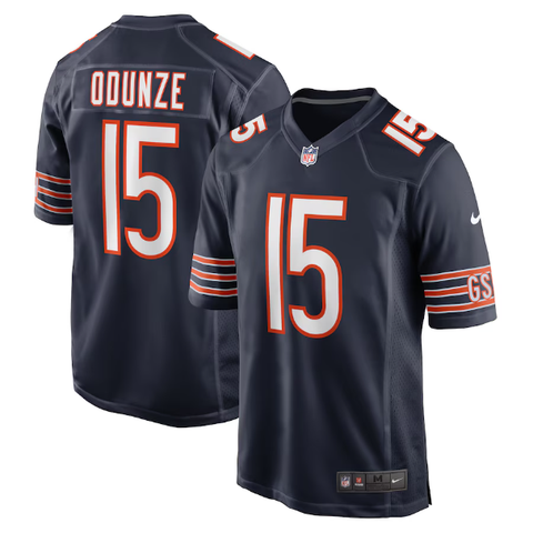 Nike Chicago Bears Home Game Jersey - Rome Odunze