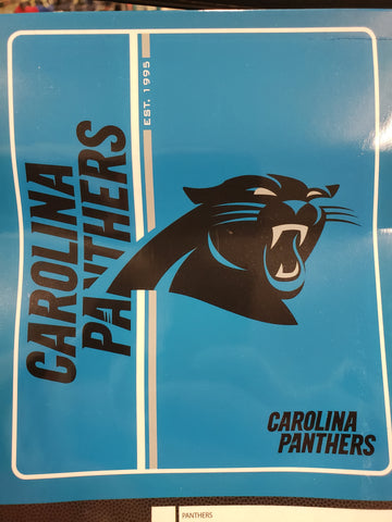 Northwest 50x60 Plush Carolina Panthers