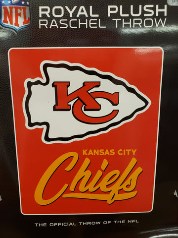 Northwest 50x60 Plush Kansas City Chiefs