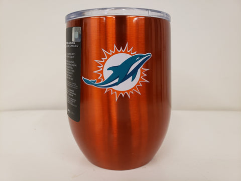 Logo Brands Curved Ultra Tumbler - Miami Dolphins