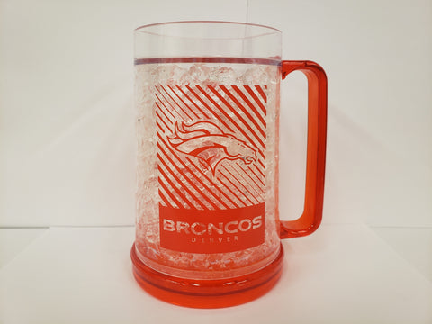 Logo Brands Crystal Freezer Mug Denver Broncos