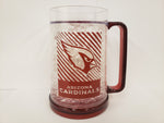 Logo Brands Crystal Freezer Mug Arizona Cardinals