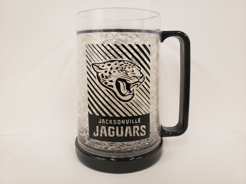 Logo Brands Crystal Freezer Mug Jacksonville Jaguars