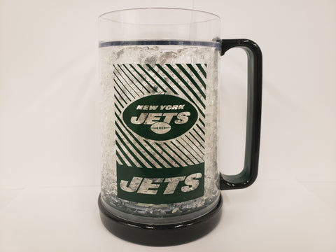 Logo Brands Crystal Freezer Mug New York Jets