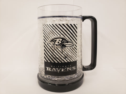 Logo Brands Crystal Freezer Mug Baltimore Ravens
