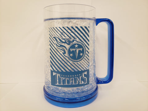 Logo Brands Crystal Freezer Mug Tennessee Titans