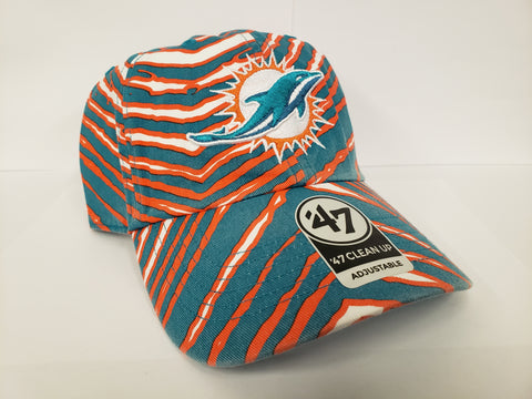 47 Brand Zubaz Clean Up Relaxed Adjustable Cap - Miami Dolphins