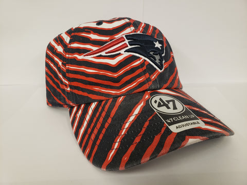 47 Brand Zubaz Clean Up Relaxed Adjustable Cap - New England Patriots