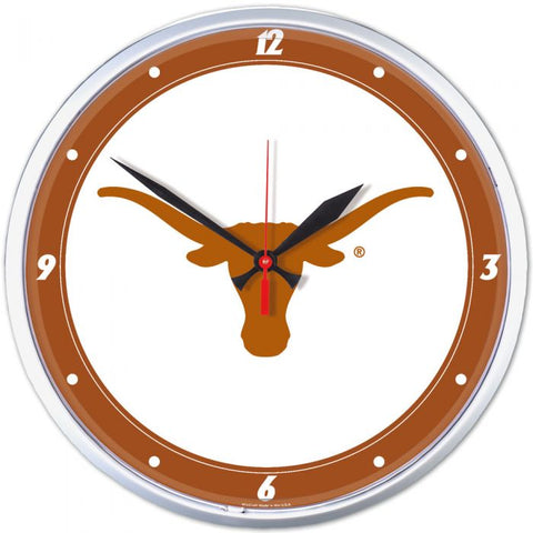Wincraft Round Clock Texas Longhorns