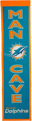 Winning Streak Man Cave Banner Miami Dolphins