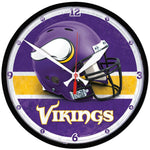 Wincraft Round Clock Minnesota Vikings