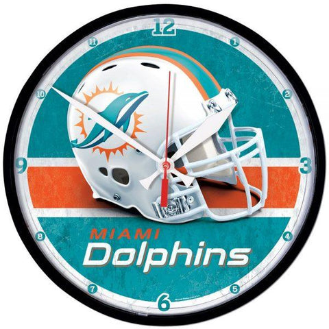 Wincraft Round Clock Miami Dolphins