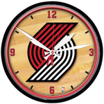 Wincraft Round Clock Portland Trailblazers