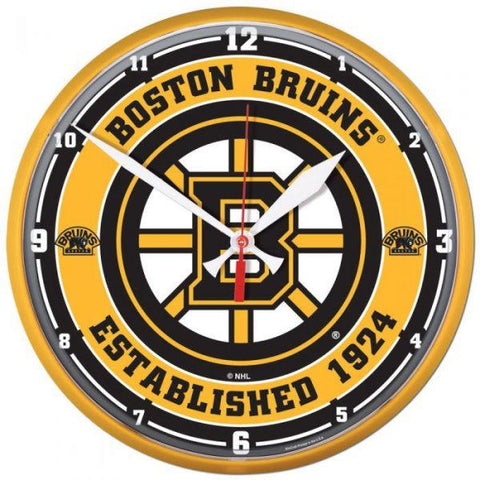 Wincraft Round Clock Boston Bruins