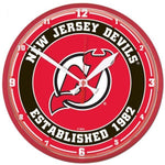 Wincraft Round Clock New Jersey Devils