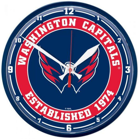 Wincraft Round Clock Washington Capitals