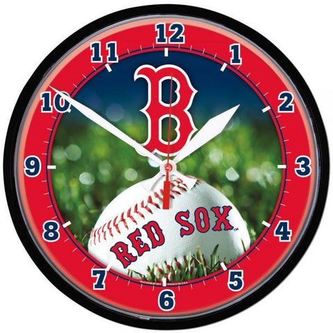 Wincraft Round Clock Boston Red Sox
