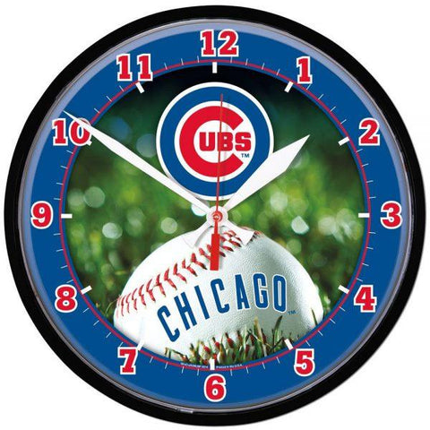 Wincraft Round Clock Chicago Cubs