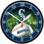 Wincraft Round Clock Seattle Mariners
