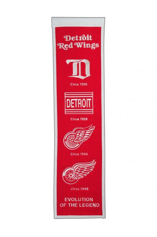 Winning Streak Heritage Banner Detroit Red Wings