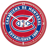 Wincraft Round Clock Montreal Canadiens