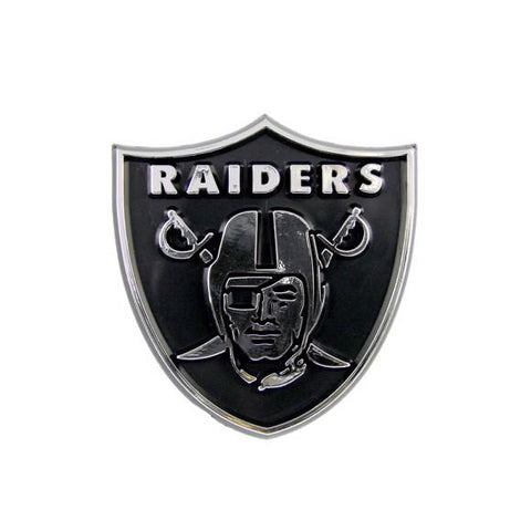 Fan Mats Chrome Auto Emblem Las Vegas Raiders