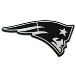 Fan Mats Chrome Auto Emblem New England Patriots