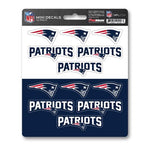 Fan Mats Mini Decal Pack New England Patriots